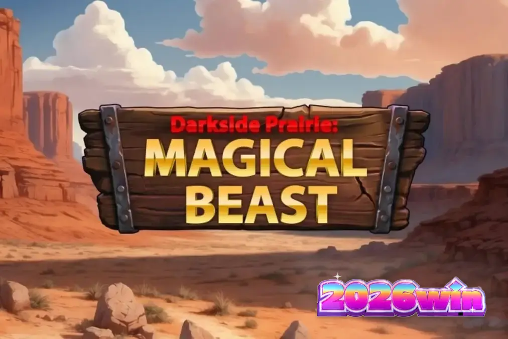 Cenário de pradaria selvagem com bisontes em Darkside Prairie: Magical Beasts